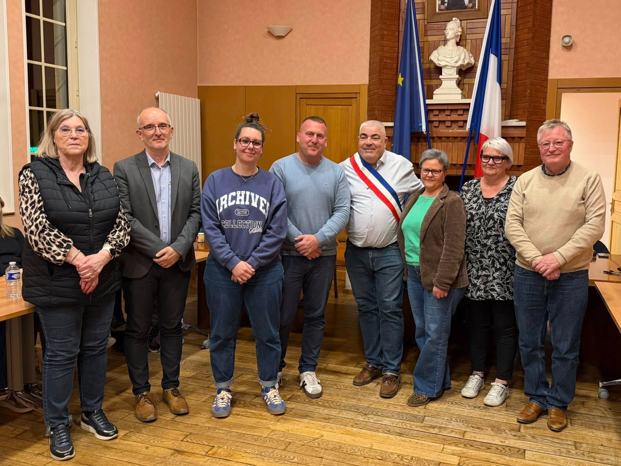 Le Maire et ses adjoints — Anizy-le-Grand